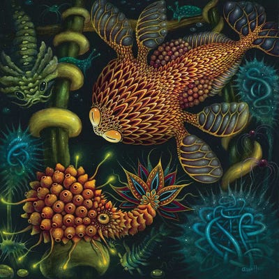 Planktonauts III by R.S. Connett art print