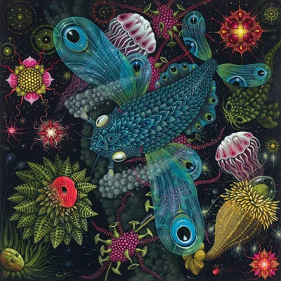 Planktonauts IV by R.S. Connett art print