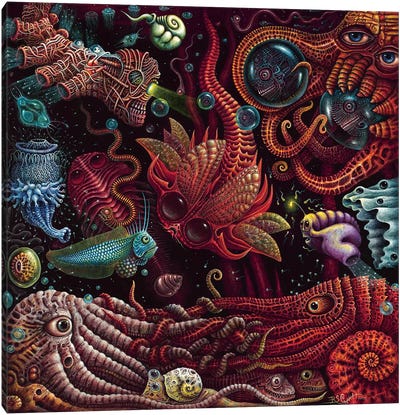 Crustaceapods Canvas Art Print - Maximalism