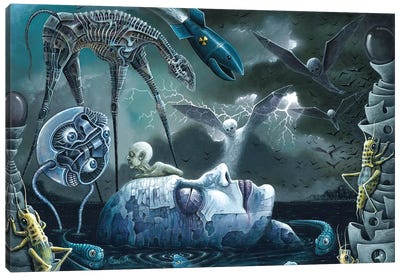 Dreams And Nightmares Canvas Art Print - R.S. Connett