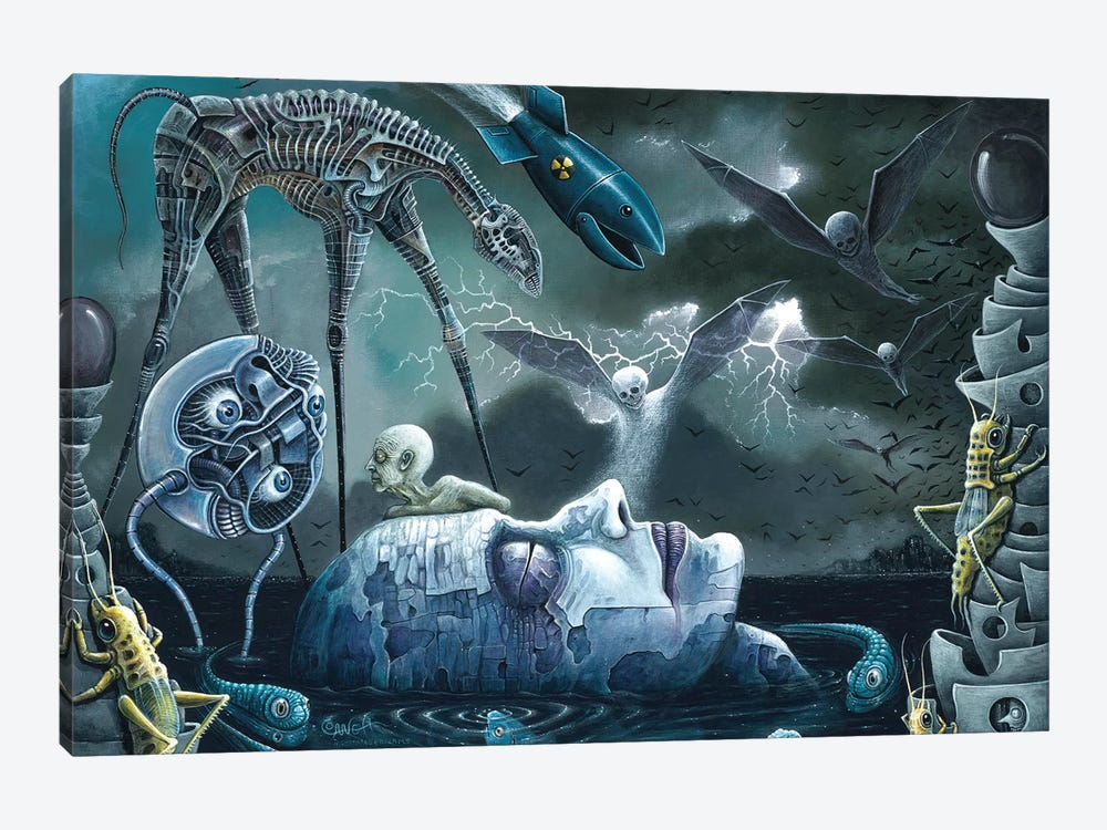 Dreams And Nightmares by R.S. Connett 1-piece Canvas Artwork
