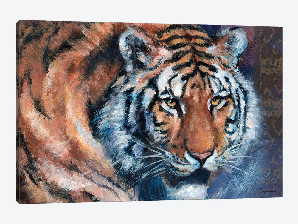 Tiger Tales by Robert Campbell 1-piece Canvas Art Print