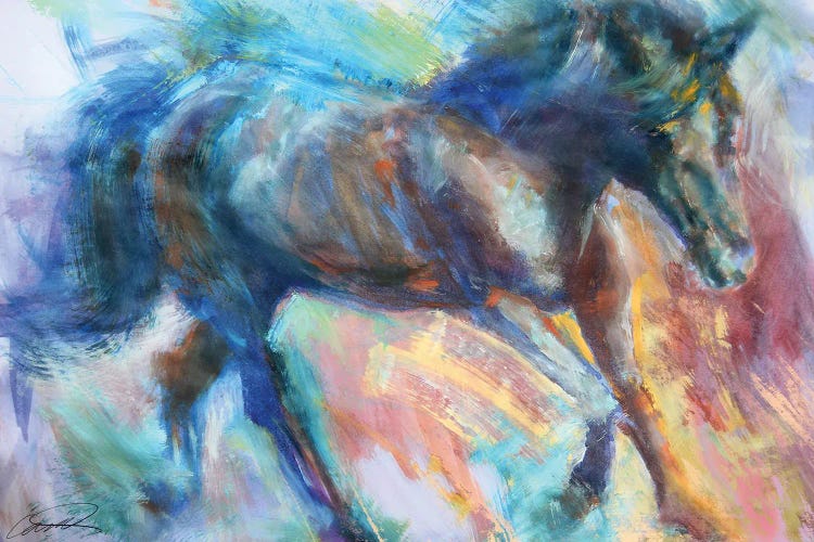 Equine Fiesta by Robert Campbell wall art