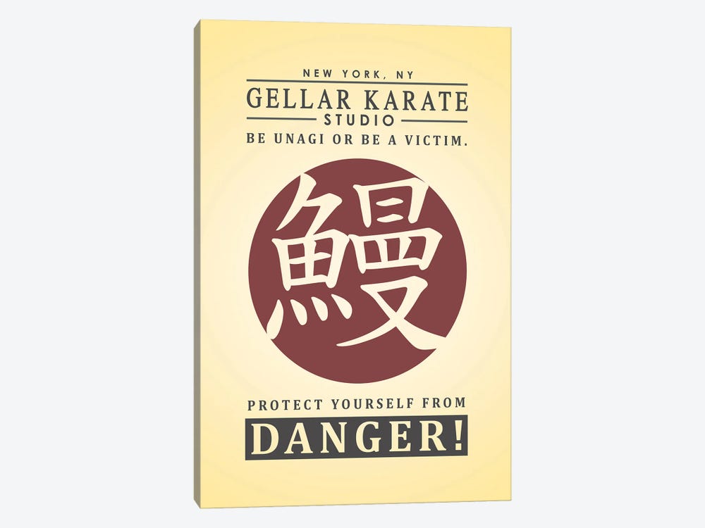 Gellar Karate by Ross Coskrey 1-piece Canvas Art Print