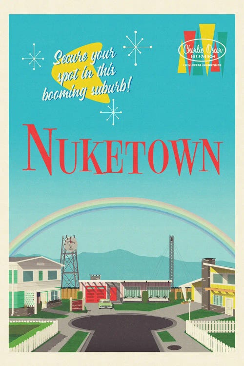 Nuketown by Ross Coskrey wall art