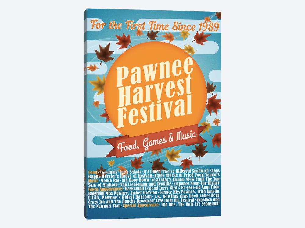 Pawnee Harvest Festival by Ross Coskrey 1-piece Canvas Print
