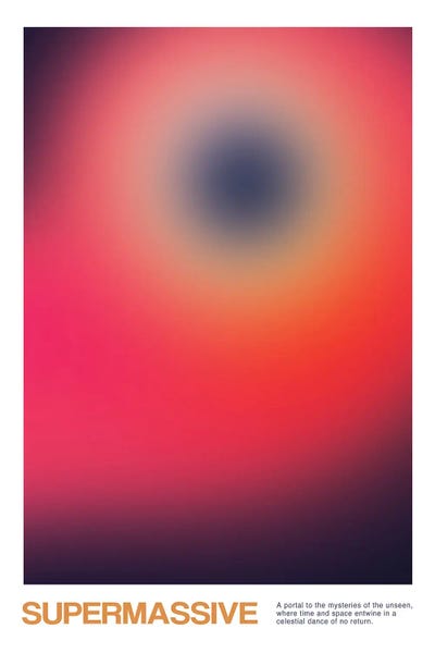 Supermassive by Ross Coskrey framed canvas print