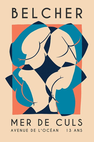 Television: Tina's Asstract Art by Ross Coskrey