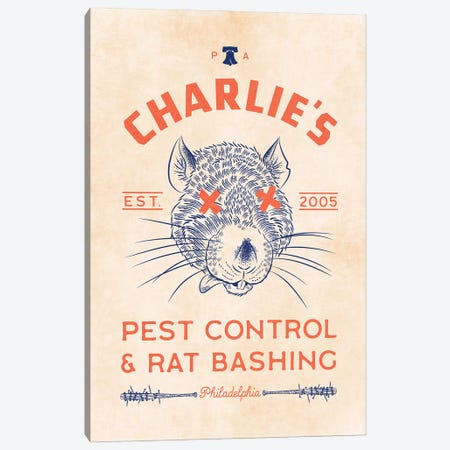 Charlie's Pest Control Canvas Print #RCS4} by Ross Coskrey Canvas Art Print