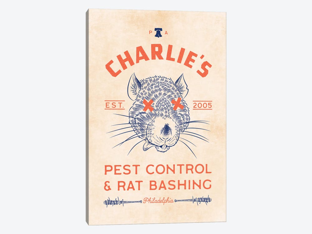 Charlie's Pest Control by Ross Coskrey 1-piece Canvas Art