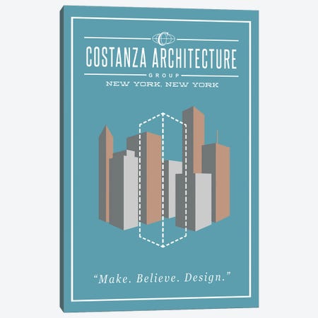 Costanza Architecture Canvas Print #RCS9} by Ross Coskrey Canvas Art