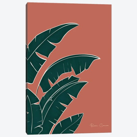 Jungle Leaves Canvas Print #RCV25} by Rose Canva Canvas Wall Art