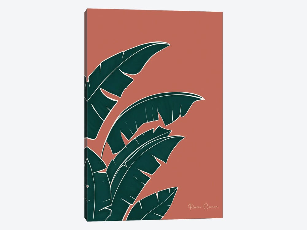 Jungle Leaves by Rose Canva 1-piece Canvas Print