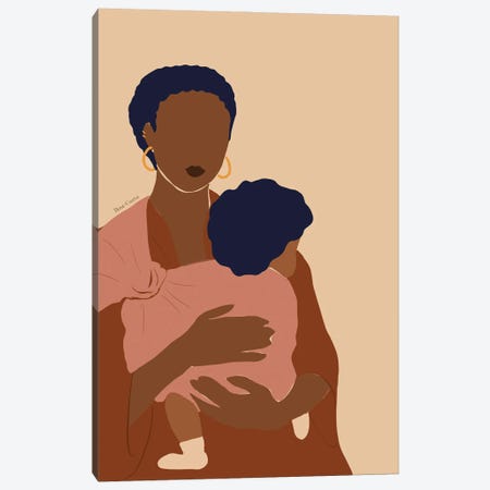 Motherhood II Canvas Print #RCV37} by Rose Canva Canvas Art Print