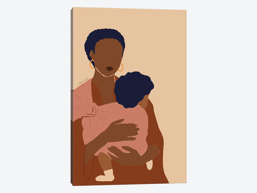 Motherhood II by Rose Canva 1-piece Canvas Wall Art