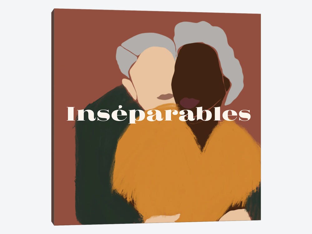 Inseparable by Rose Canva 1-piece Canvas Wall Art