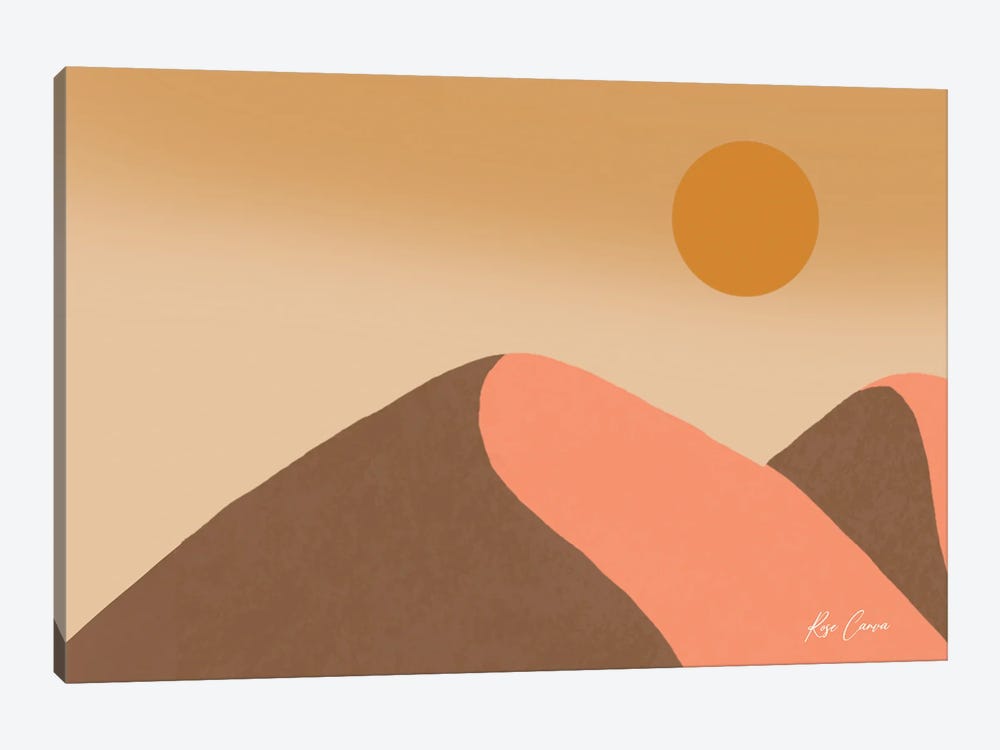 Desert Dusk by Rose Canva 1-piece Canvas Art