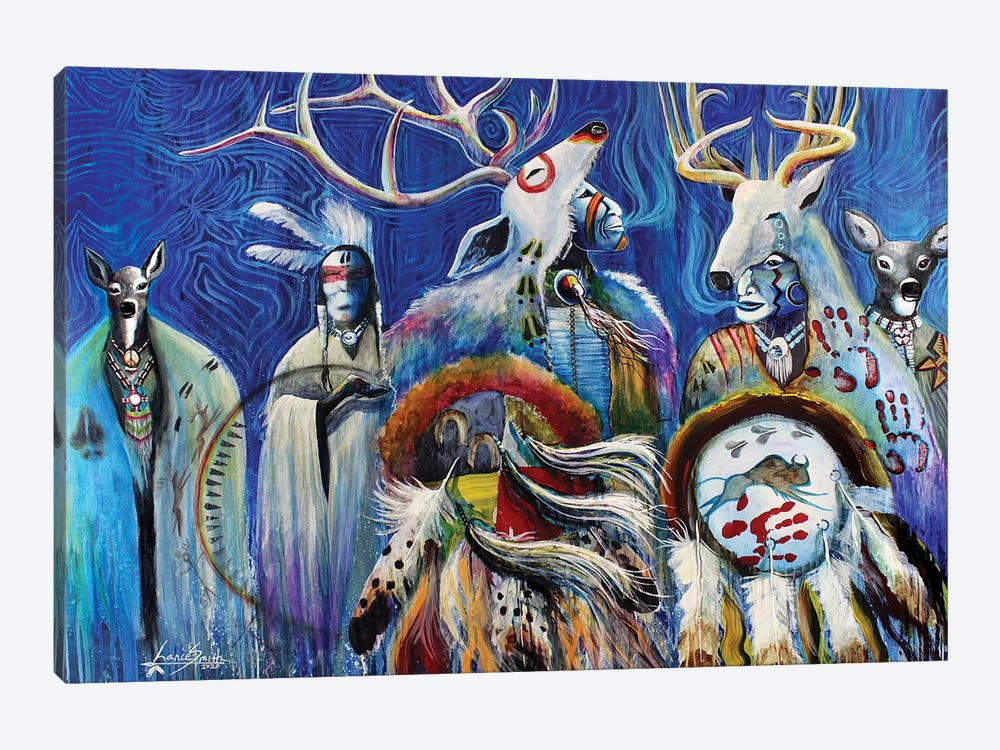 Shapeshifters by Red Bird Smith Art 1-piece Art Print
