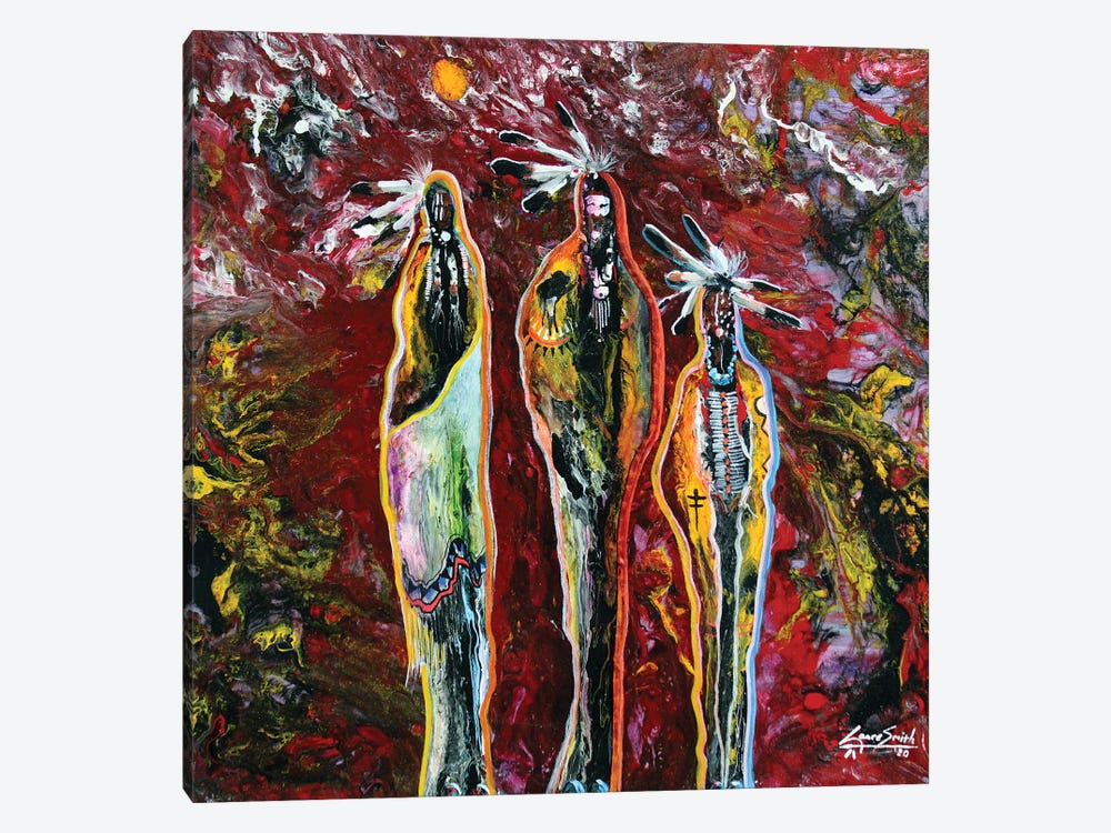 Three Spirits by Red Bird Smith Art 1-piece Canvas Print