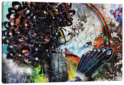 Rainbow Warrior Canvas Art Print - Red Bird Smith Art