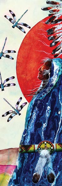 Feathers: Twin Dragon I by Red Bird Smith Art