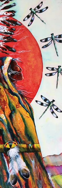 Feathers: Twin Dragon II by Red Bird Smith Art