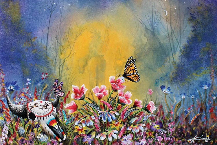 Paula's Garden by Red Bird Smith Art wall art