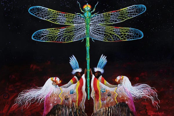 Native American Décor: Creator's Breath by Red Bird Smith Art