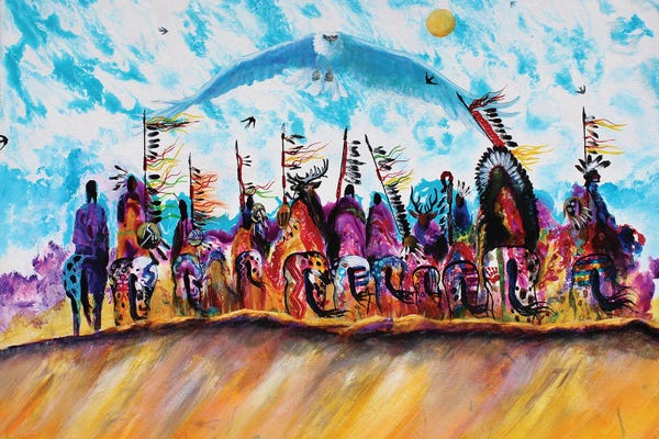 The New West Movement: Children Of The Sun by Red Bird Smith Art