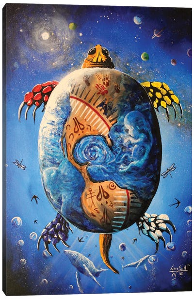 Mother'S Womb Canvas Art Print - Art by Native American & Indigenous Artists