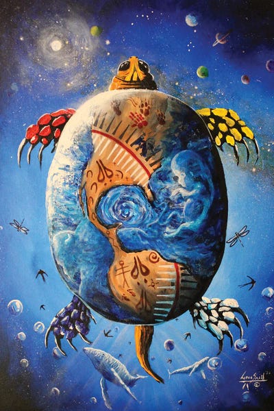 Turtles: Mother'S Womb by Red Bird Smith Art