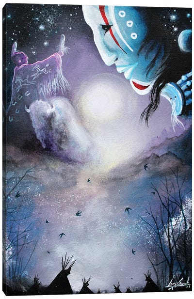 The Dream Canvas Art Print - Art by Native American & Indigenous Artists