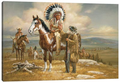 A New Beginning-Native Americans Canvas Art Print - Russ Docken