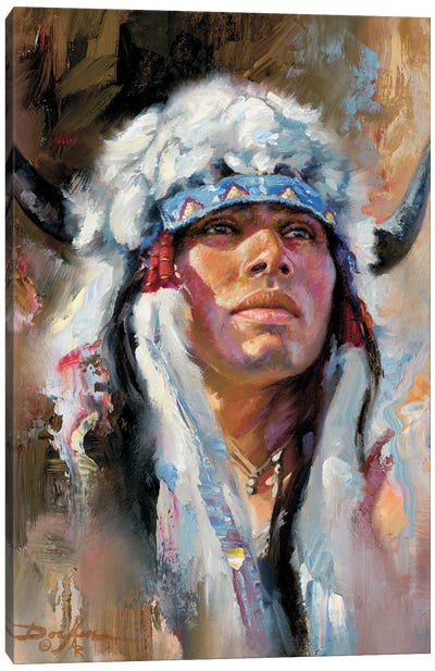 The Blackfoot Canvas Art Print - Russ Docken