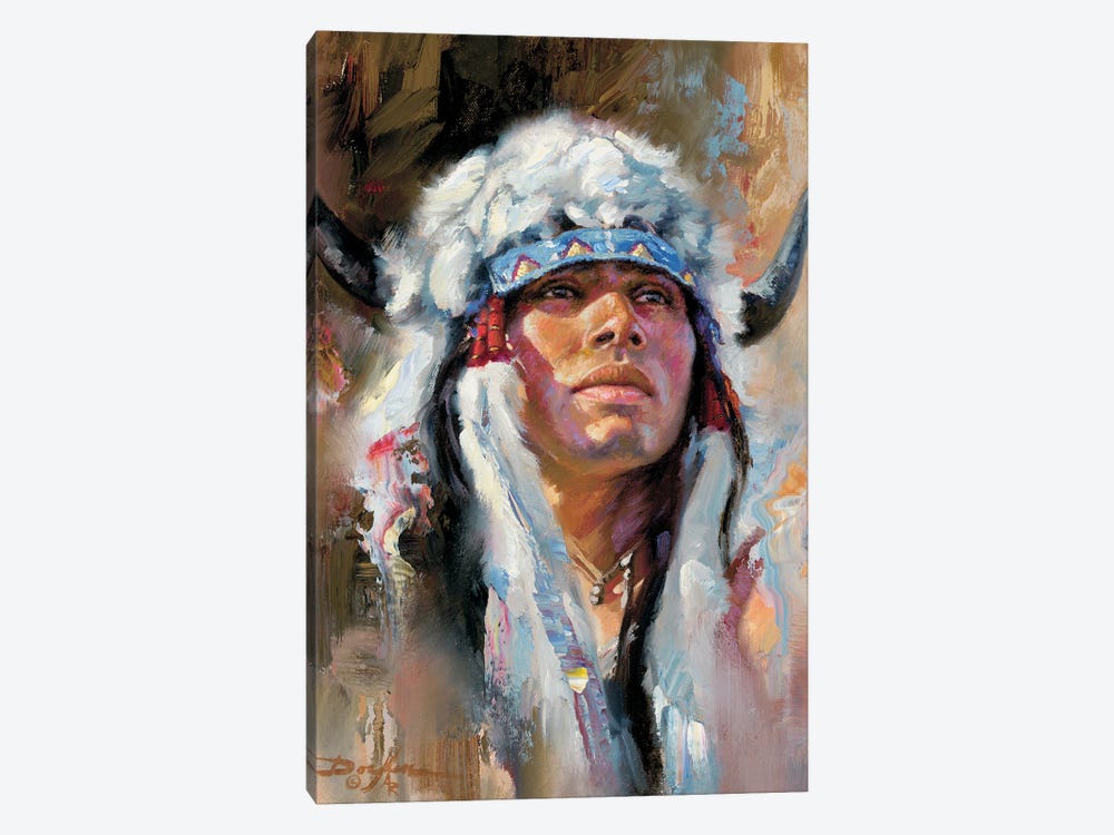 The Blackfoot by Russ Docken 1-piece Canvas Artwork