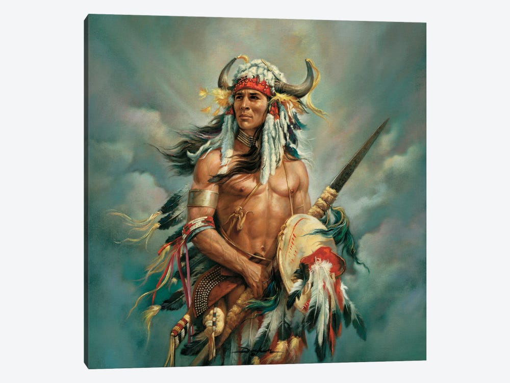 Gathering Of Nations-Defender Of Honor by Russ Docken 1-piece Canvas Art