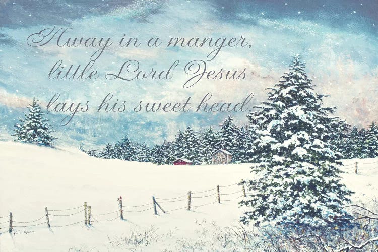Away in a Manger by James Redding wall art