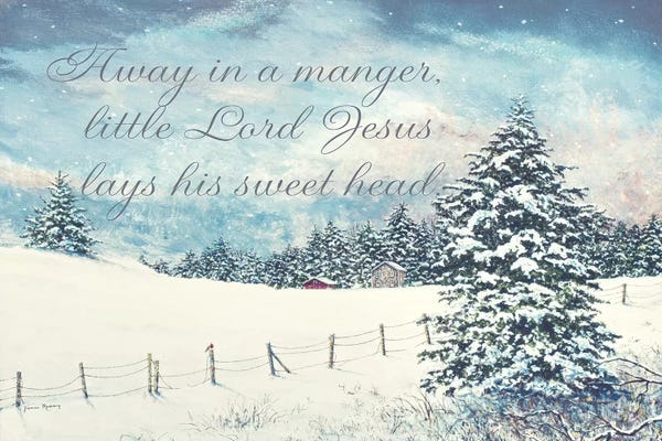 Christmas Signs & Sentiments: Away in a Manger by James Redding