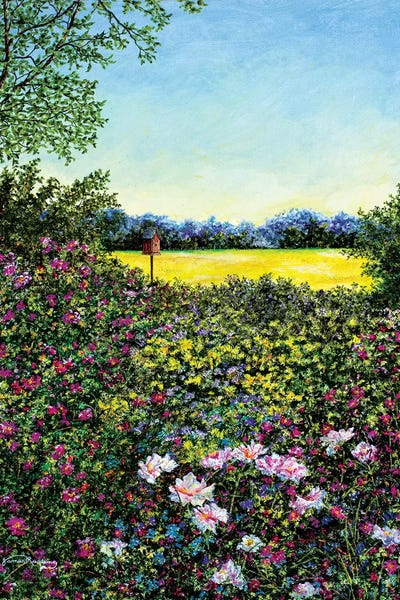 Along The Meadows Edge by James Redding canvas print