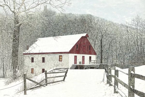 Winter: Grist Mill by James Redding