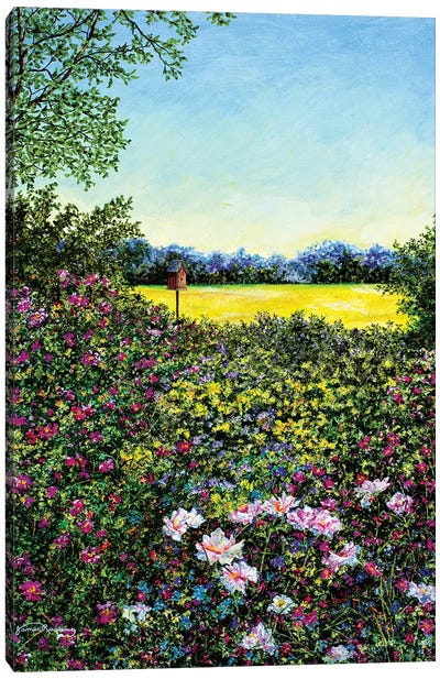 Along The Meadows Edge Canvas Art Print - James Redding