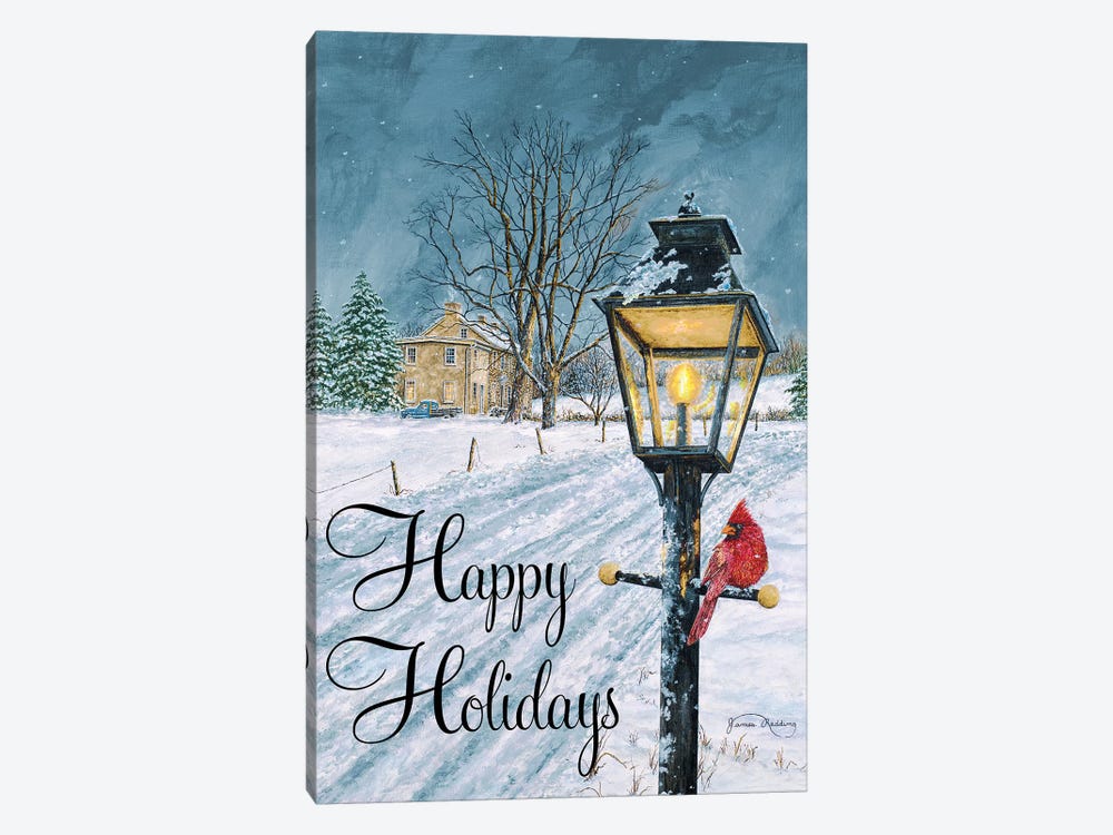 Happy Holidays by James Redding 1-piece Canvas Artwork