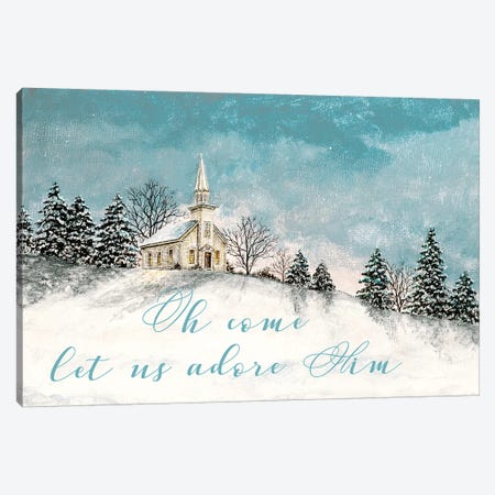 CLEARANCE Come Let Us Adore Fine Art Print Christmas -  Norway