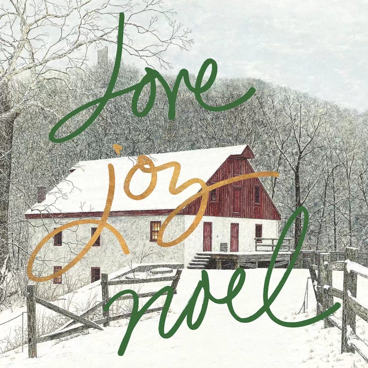 Love Joy Noel by James Redding wall art