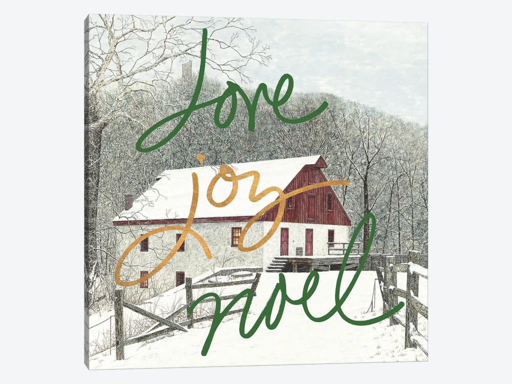 Love Joy Noel by James Redding 1-piece Art Print