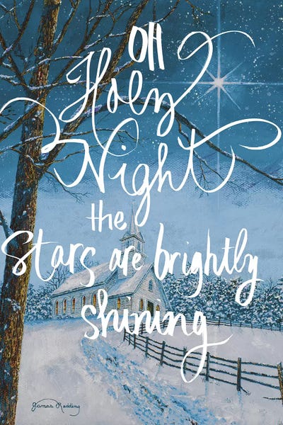 Oh Holy Night by James Redding canvas print