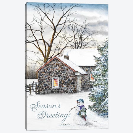 Season's Greetings Canvas Print #RDD38} by James Redding Canvas Art Print