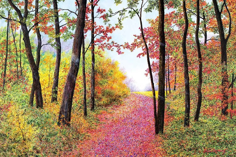 Autumn's Poetry by James Redding wall art