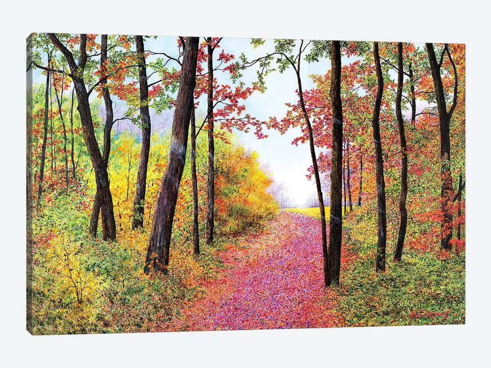 Autumn's Poetry by James Redding 1-piece Canvas Print