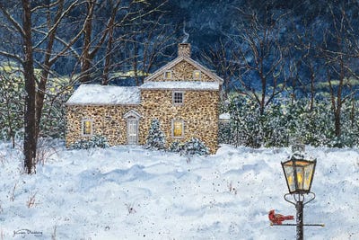 Stone House by James Redding canvas print